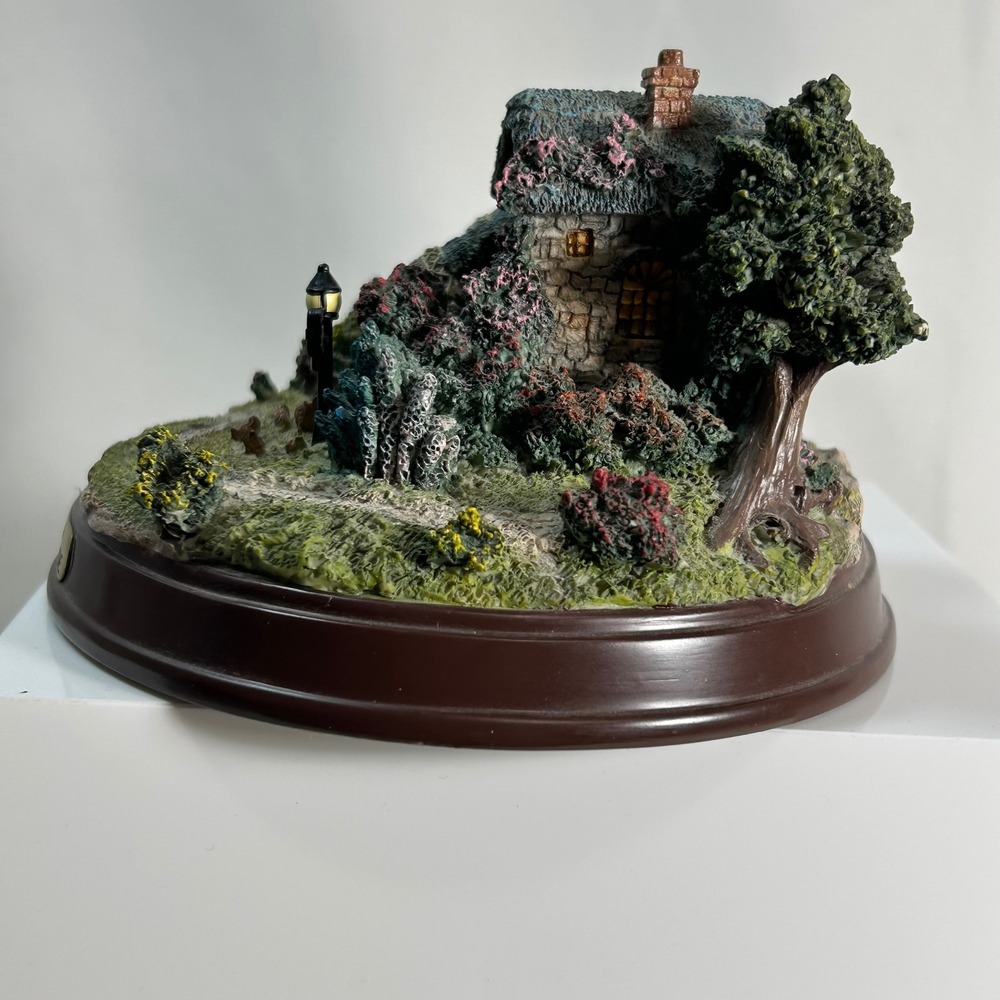 Thomas Kinkade Heather's Hutch‎ Light Up Cottage Miniature Scene Collectible - Picture 5 of 6